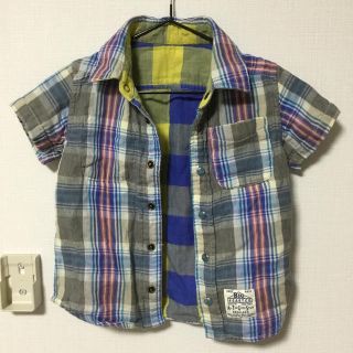 エフオーキッズ(F.O.KIDS)のエフオーキッズ　F.O 半袖シャツ　リバーシブル　100 Tシャツ　カットソー(Tシャツ/カットソー)