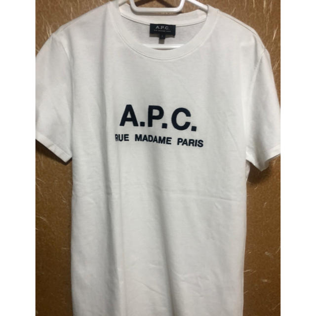 Tシャツ/カットソー(半袖/袖なし)APC ロゴ刺繍Tシャツ