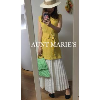 アントマリーズ(Aunt Marie's)の☆新品AUNT MARIE'S☆アントマリーズ  Dカンベルト付きリブトップス(Tシャツ(半袖/袖なし))