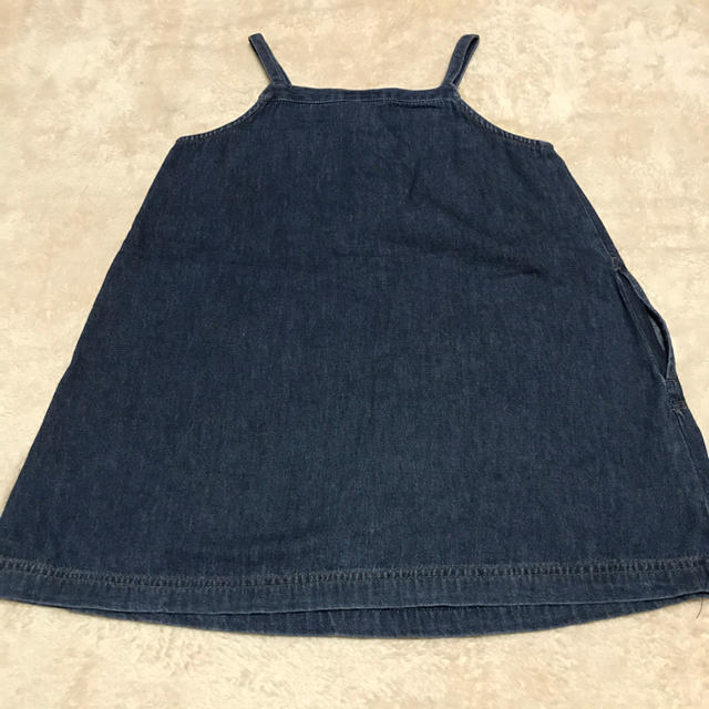 a.v.v(アーヴェヴェ)のa.v.v  110  デニムワンピース キッズ/ベビー/マタニティのキッズ服女の子用(90cm~)(ワンピース)の商品写真