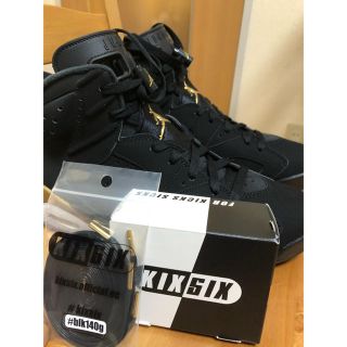 kixsix140cm  WAXED SHOELACE  Black/gold(その他)