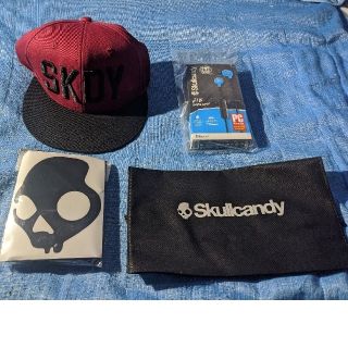 スカルキャンディ(Skullcandy)のSkullcandy S2DUW ワイヤレスイヤホン＋キャップ　スカルキャンディ(ヘッドフォン/イヤフォン)