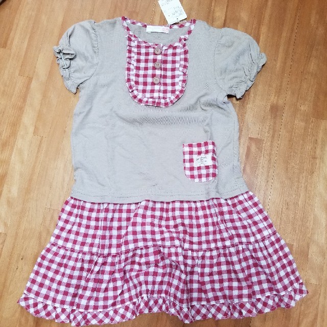 OLIVEdesOLIVE(オリーブデオリーブ)のOLIVEdesOLIVE新品、未使用ワンピース キッズ/ベビー/マタニティのキッズ服女の子用(90cm~)(ワンピース)の商品写真