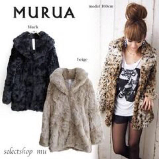 MURUA(ムルーア)のMURUA♡コート レディースのジャケット/アウター(毛皮/ファーコート)の商品写真