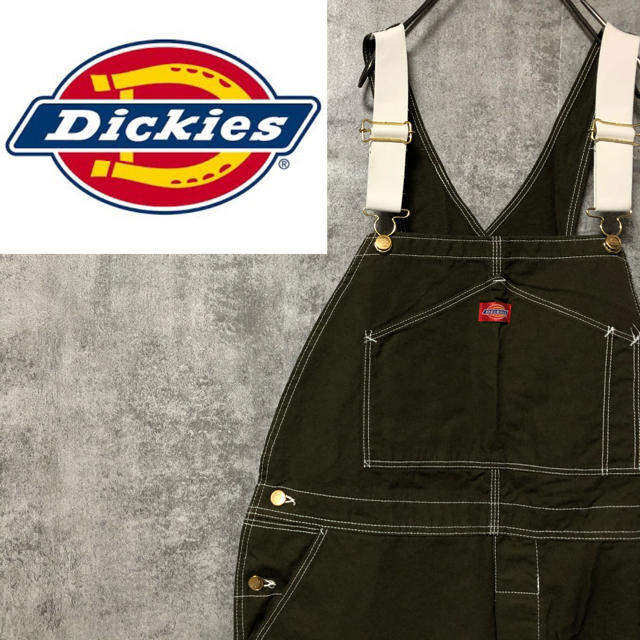 Dickies(ディッキーズ)の【ダイナマイト角刈り様専用☆】ディッキーズ☆後染めUSA製オーバーオール メンズのパンツ(サロペット/オーバーオール)の商品写真