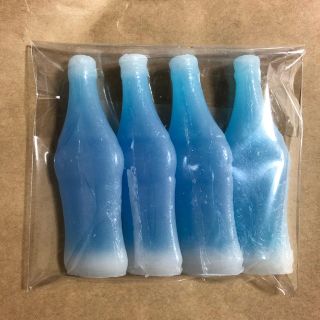 ワックスボトルキャンディ ブルー4本入(菓子/デザート)