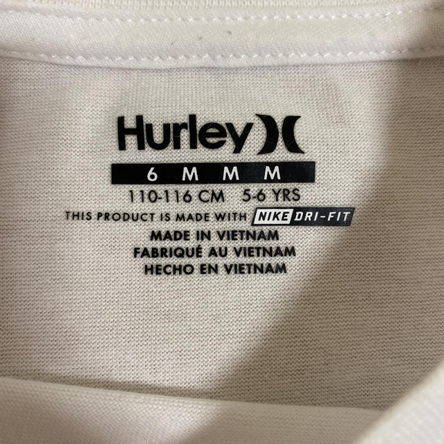 Hurley(ハーレー)のHurley 110-116cm Tシャツ キッズ/ベビー/マタニティのキッズ服男の子用(90cm~)(Tシャツ/カットソー)の商品写真