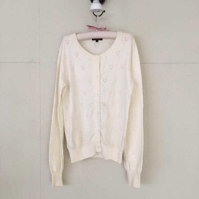 A.P.C. heart cardigan.