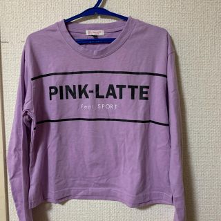 ピンクラテ(PINK-latte)のピンクラテ   ピンクパープル系の長袖シャツ(Tシャツ/カットソー)