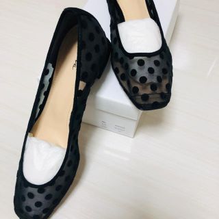 イエナ ドットチュールパンプス