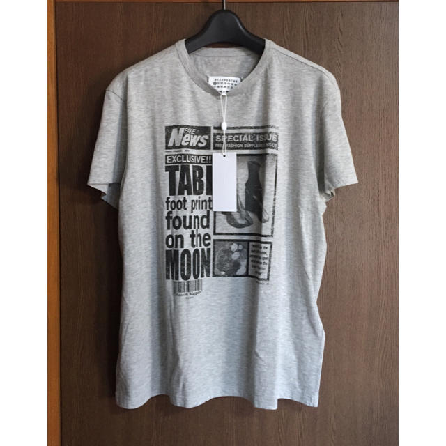 Maison Martin Margiela(マルタンマルジェラ)の20SS新品48 メゾン マルジェラ 足袋ブーツ Tシャツ グレー tabi メンズのトップス(Tシャツ/カットソー(半袖/袖なし))の商品写真