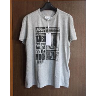 マルタンマルジェラ(Maison Martin Margiela)の20SS新品48 メゾン マルジェラ 足袋ブーツ Tシャツ グレー tabi(Tシャツ/カットソー(半袖/袖なし))