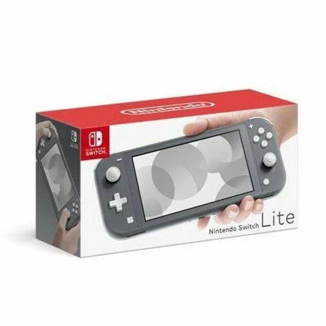 【新品】Nintendo Switch Lite　グレー　+どうぶつの森