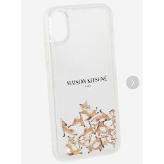 メゾンキツネ(MAISON KITSUNE')のIPHONE CASE AQUA YOGA FOX(iPhoneケース)