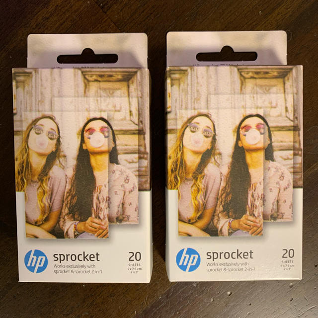 HP(ヒューレットパッカード)の値下げ！HP Sprocket フォト用紙　2箱 スマホ/家電/カメラのカメラ(その他)の商品写真