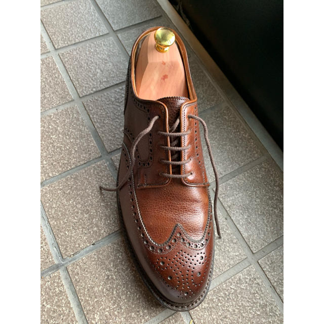 crockett&jones ロングウイングチップ