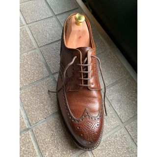 クロケットアンドジョーンズ(Crockett&Jones)の極美品サイズ9.5 クロケット&ジョーンズ/ウイングチップ PEMBROKE(ドレス/ビジネス)