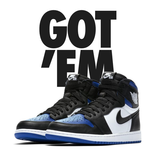 27.5cm Nike Air Jordan 1 Royal Toe - スニーカー