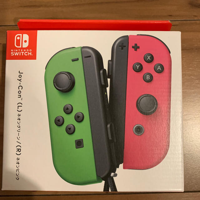 スイッチ【新品未開封】Switch Joy-Con ネオングリーン/ネオンピンク