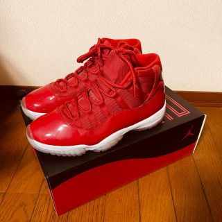 ナイキ(NIKE)の【1度着用】AIR JORDAN 11 レトロ WIN LIKE 96(スニーカー)