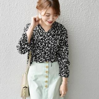 シップスフォーウィメン(SHIPS for women)の新品【WEB限定】フラワープリント2WAYブラウス◇(シャツ/ブラウス(長袖/七分))