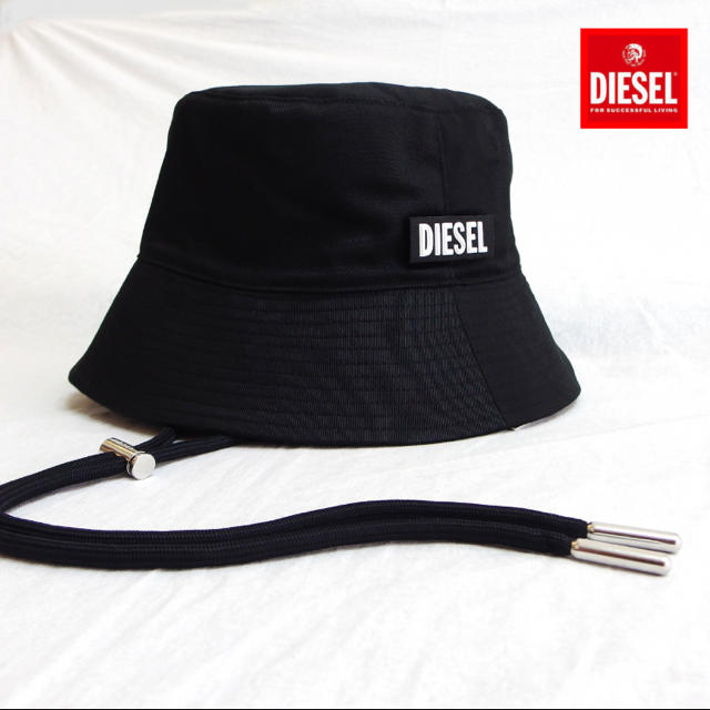 DIESELディーゼル◆バケットハット新品1.0万・正規品◆ブラック | フリマアプリ ラクマ