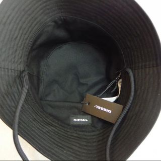 DIESELディーゼル バケットハット新品1.0万・正規品 ブラック
