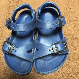 ビルケンシュトック(BIRKENSTOCK)のビリケンシュトック　サンダル  ネイビー（幅狭）約15cm (サンダル)