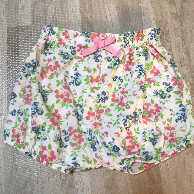 Ralph Lauren(ラルフローレン)の美品 ラルフローレン 花柄 キュロット ショートパンツ キッズ/ベビー/マタニティのベビー服(~85cm)(パンツ)の商品写真