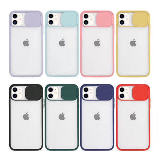 iphone11promax ケース　レンズカバー　マット　紫(iPhoneケース)