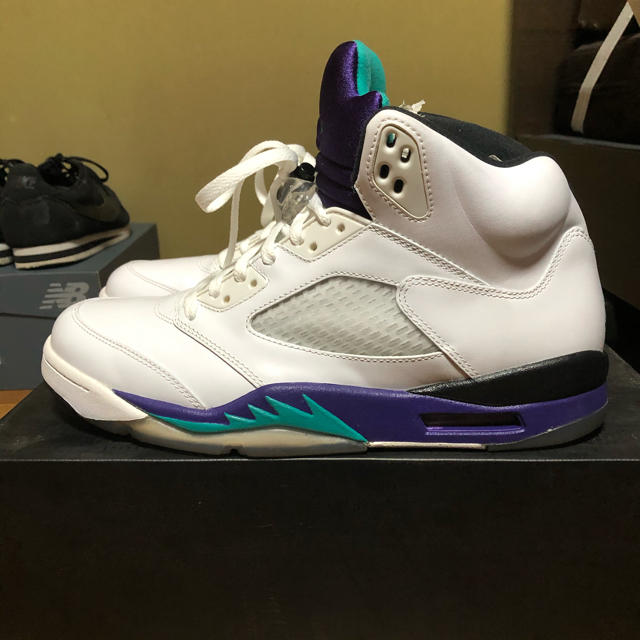 美 AIR JORDAN 5 GRAPE 29cm