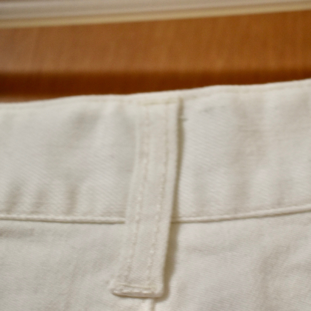 eimy istoire(エイミーイストワール)のカラーデニムマーメイドスカート　ホワイト レディースのスカート(ロングスカート)の商品写真