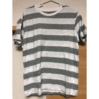 ユニクロ(UNIQLO)のボーダー　Ｔシャツ(Tシャツ/カットソー(半袖/袖なし))