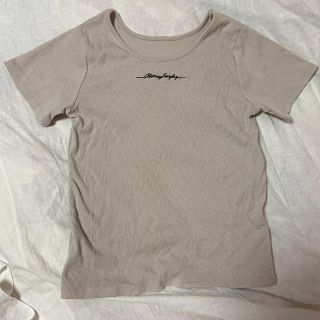 ヴィス(ViS)のVIS リブロゴTシャツ(Tシャツ(半袖/袖なし))