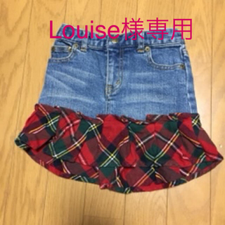 ラルフローレン(Ralph Lauren)の超美品！RALPH LAUREN デニムスカート　110(スカート)