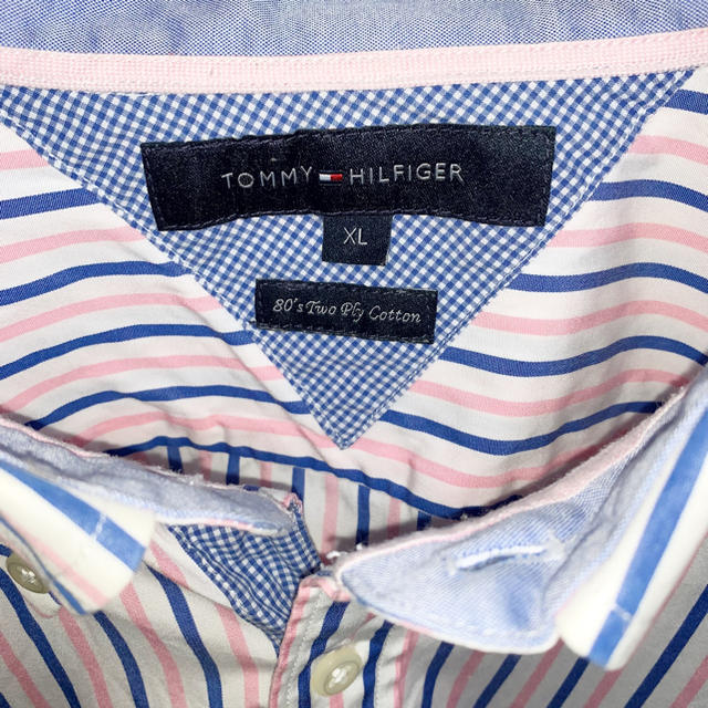 TOMMY HILFIGER(トミーヒルフィガー)のTOMMY HILFIGER トミー　長袖　シャツ　ゆるだぼ　ストライプ メンズのトップス(シャツ)の商品写真