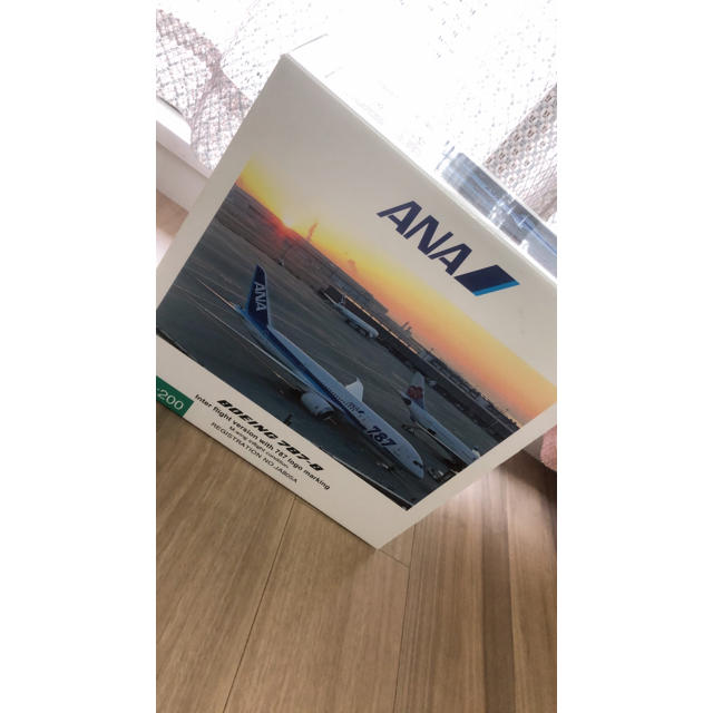 ANA(全日本空輸)(エーエヌエー(ゼンニッポンクウユ))の(新品)ANA787-800プラモデル エンタメ/ホビーのおもちゃ/ぬいぐるみ(模型/プラモデル)の商品写真