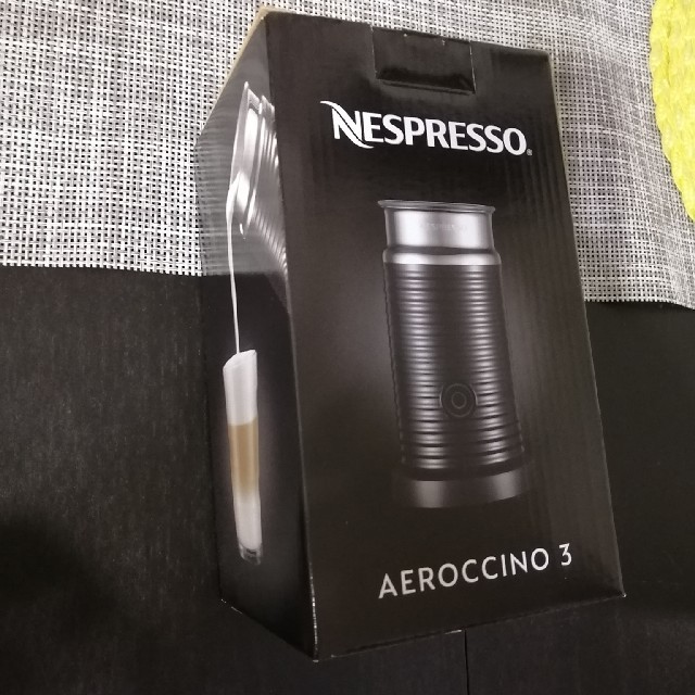 新品未開封2020/5月購入ネスプレッソ　エアロチーノ3 Nespresso