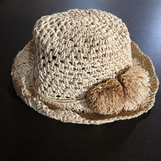 コムサイズム(COMME CA ISM)のコムサ麦わら帽子&h&m ジャンパースカート(帽子)