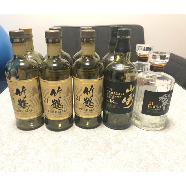竹鶴21年×6山崎18年×2響BC×1響21年×1おまけ付き - ウイスキー
