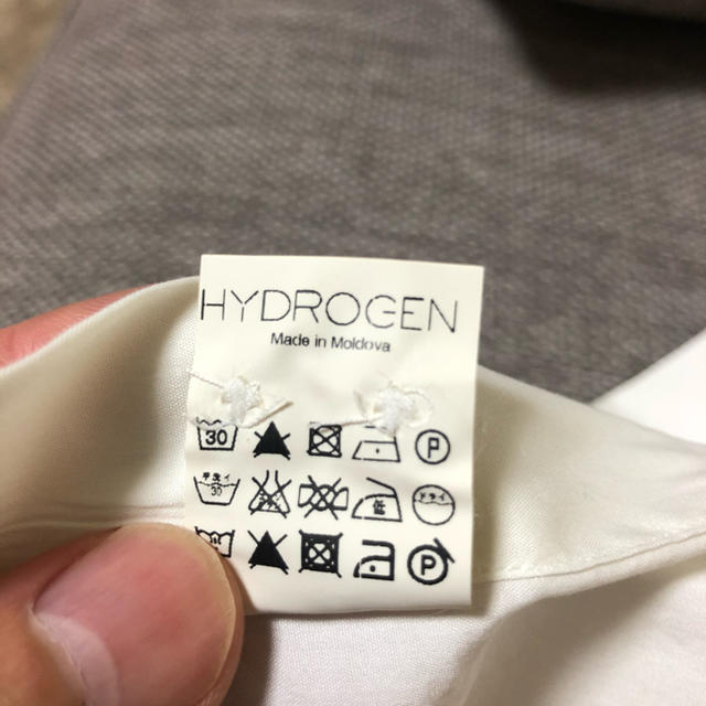 ハイドロゲン HYDROGEN シャツ ワイシャツ 長袖 ホワイト 白 メンズ 3