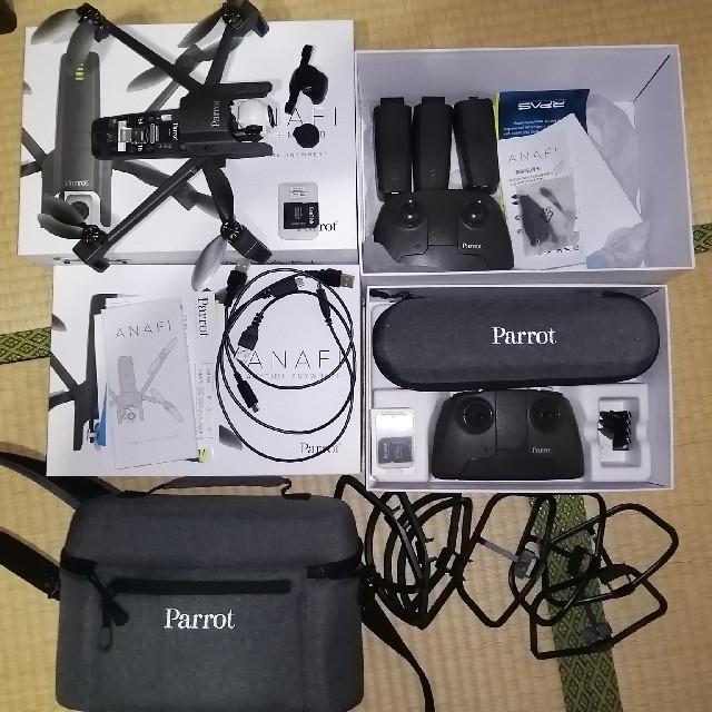 まとめ買い】 Parrot ANAFI 4K映像対応!Extendedセット+おまけ