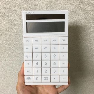 ムジルシリョウヒン(MUJI (無印良品))の電卓＊白＊White(オフィス用品一般)