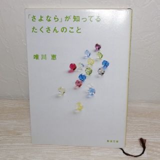 唯川恵「さよなら」が知ってるたくさんのこと(文学/小説)