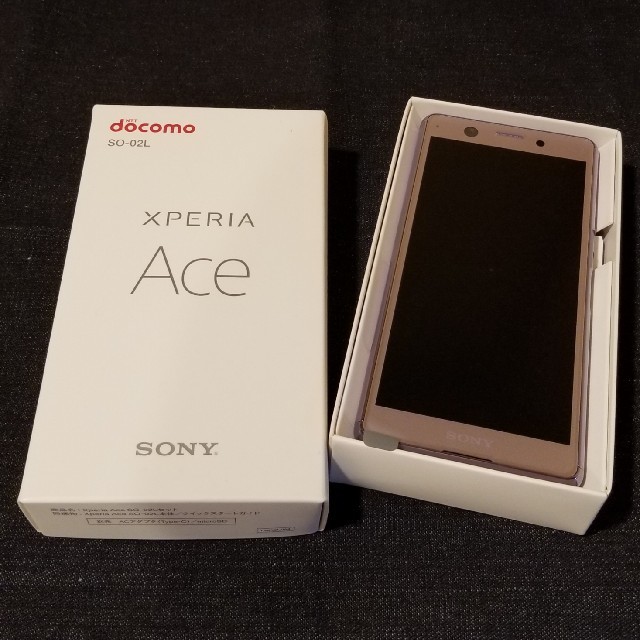 SONY(ソニー)の【SIMフリー/新品未使用】docomo Xperia Ace SO-02L/P スマホ/家電/カメラのスマートフォン/携帯電話(スマートフォン本体)の商品写真