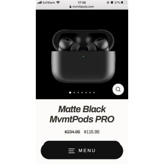 Bluetooth イヤホン  White Pods pro 箱付き