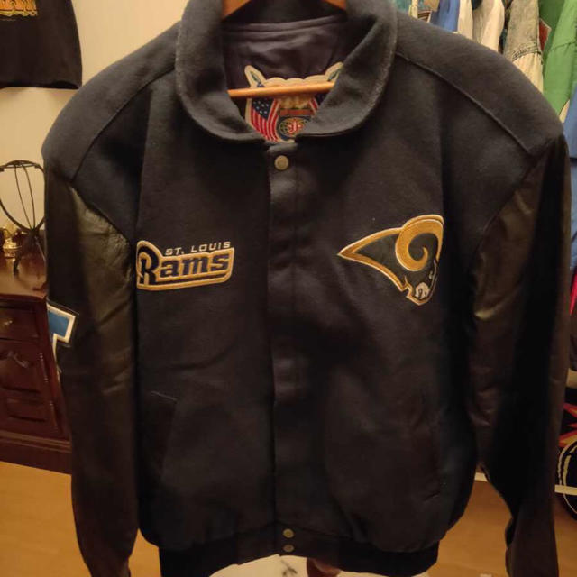 熱い販売 ジェフハミルトン jeff hamilton nfl ラムズ レザー