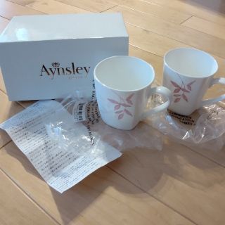 エインズレイ(Aynsley China)の未使用✨箱付き✨Aynsley ペアマグカップ(グラス/カップ)