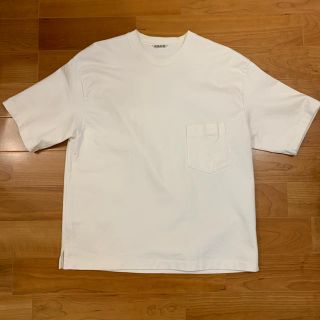 コモリ(COMOLI)の19SS AURALEE  STAND UP TEE WHITE(Tシャツ/カットソー(半袖/袖なし))