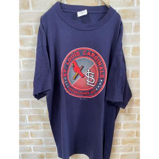 マジェスティック(Majestic)のMLB カージナルス　おしゃれ　オーバーサイズ　春　夏　青　ブルー(Tシャツ/カットソー(半袖/袖なし))